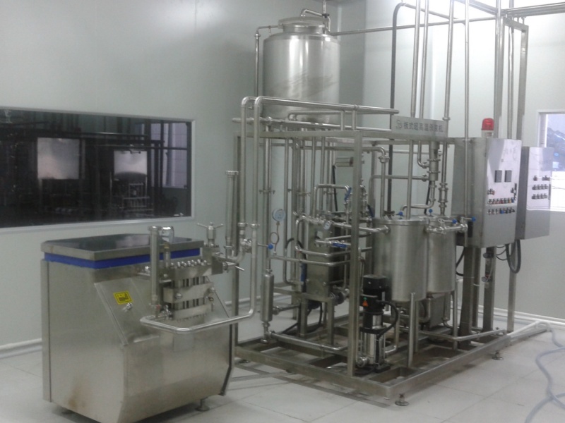 Sistema de pasteurización de leche fresca.