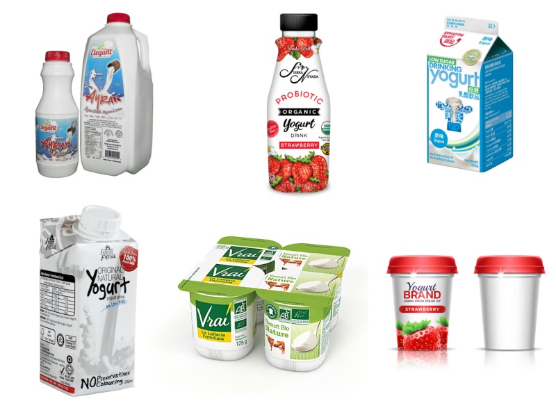 Descripción de la línea de producción de yogur