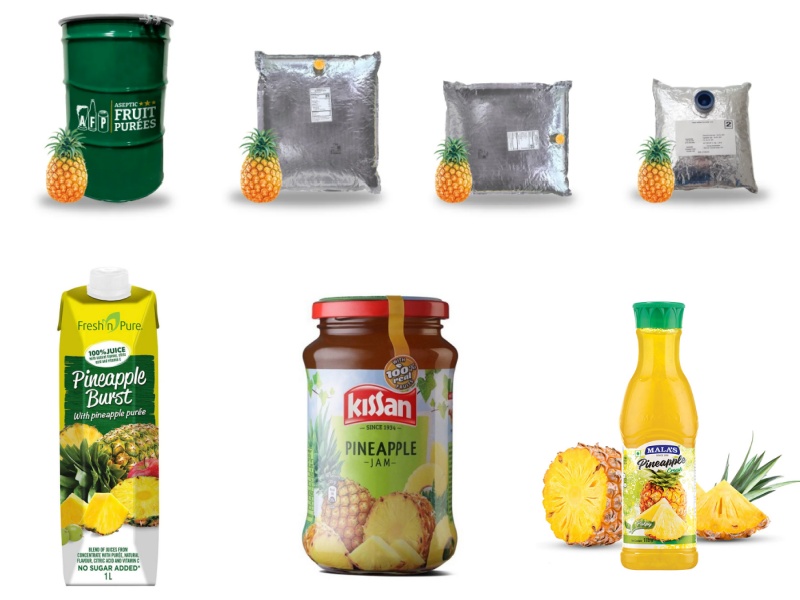 Descripción de la línea de producción de piña